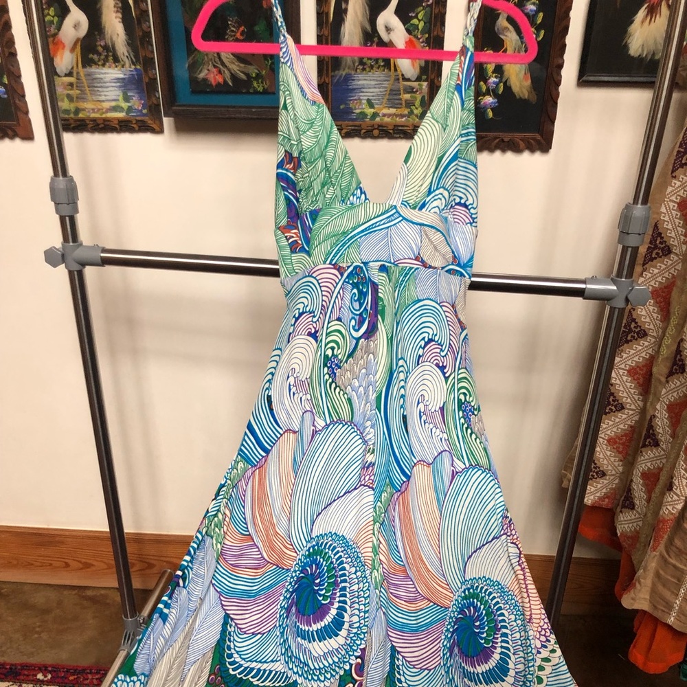 Printed maxi dress!